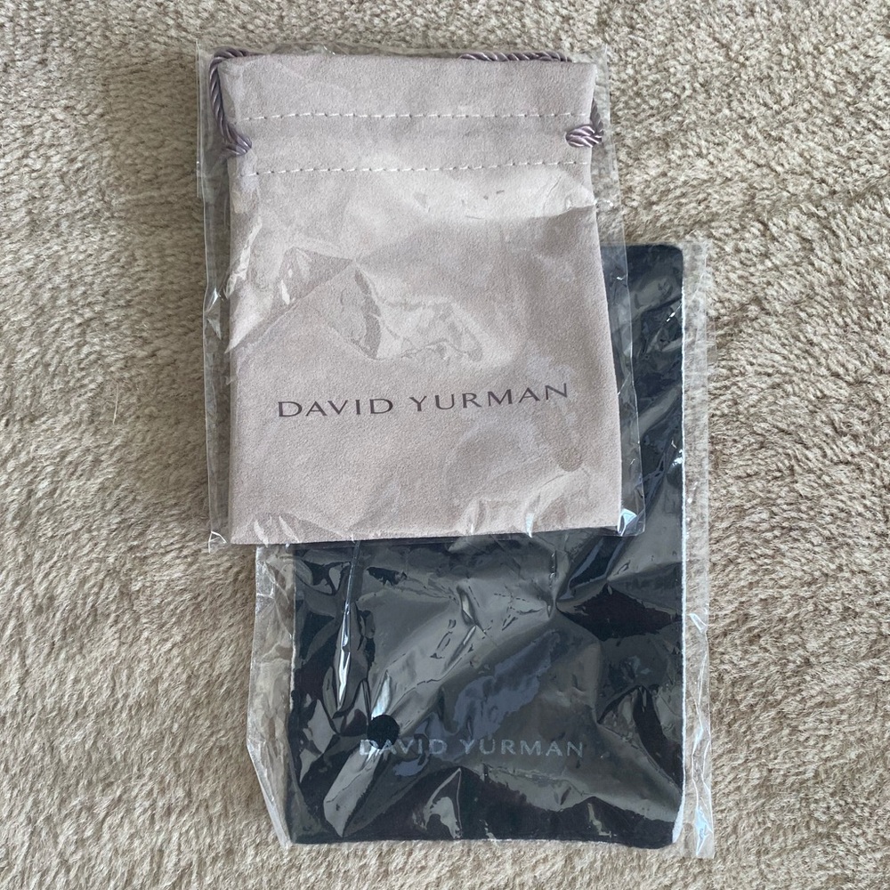 David Yurman Cleaning Cloth & Jewelry Bag